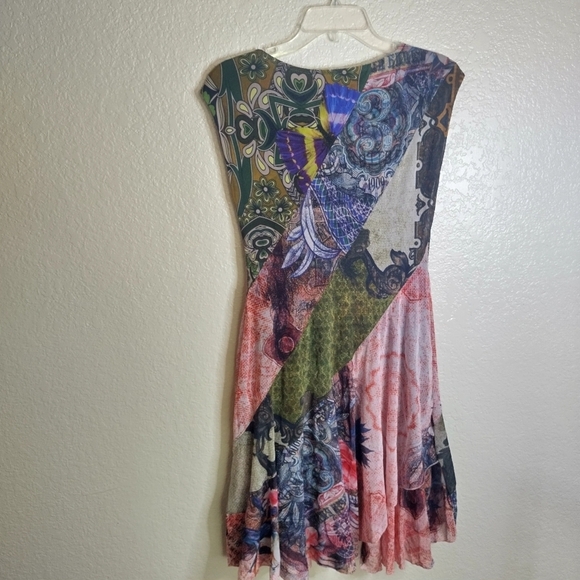 Desigual Rasha Patchwork Retro Dress Sz S - Picture 8 of 10